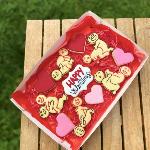 Set de 11 Galletas Decoradas para San Valentín con Amor y Dulzura