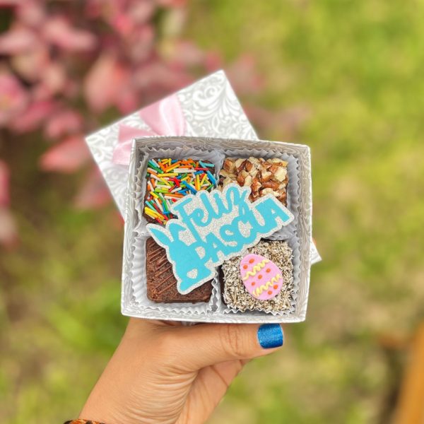 Mini Four de Brownies con Toppings Especiales