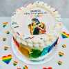 ¡Sumérgete en un mundo de libertad y orgullo con nuestra Mini Burncake Freedom! Esta irresistible mini torta de chocolate.