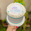 ¡Celebra la revelación de sexo de tu bebé con nuestra exclusiva Torta Tematizada! Diseñada para convertir este momento en una experiencia inolvidable, nuestra deliciosa mini torta de chocolate